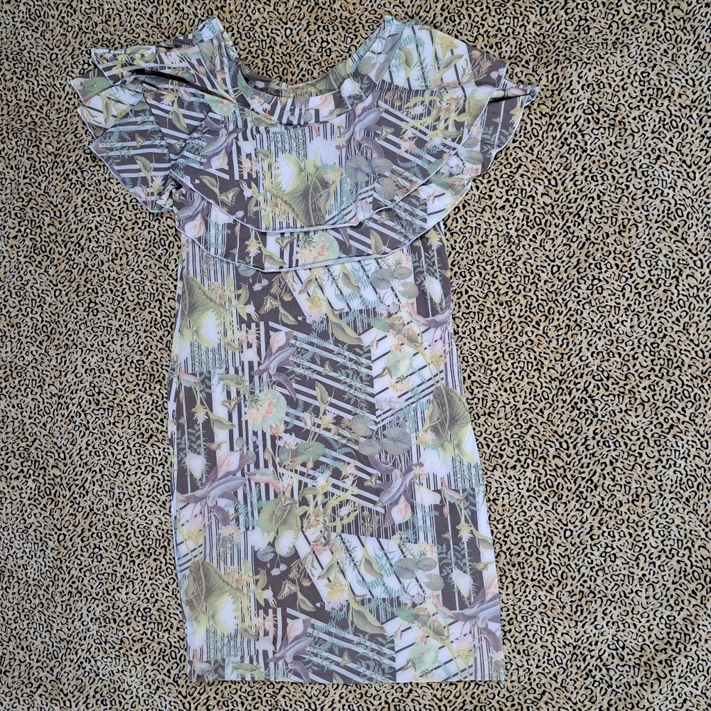 🌈MARIANA ROSA BRAZIL STRETCH BODYCON DRESS-M